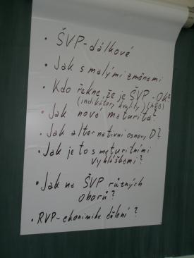 Otázky a očekávání účastníků