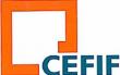 Logo CEFIF oranžovo tyrkysové